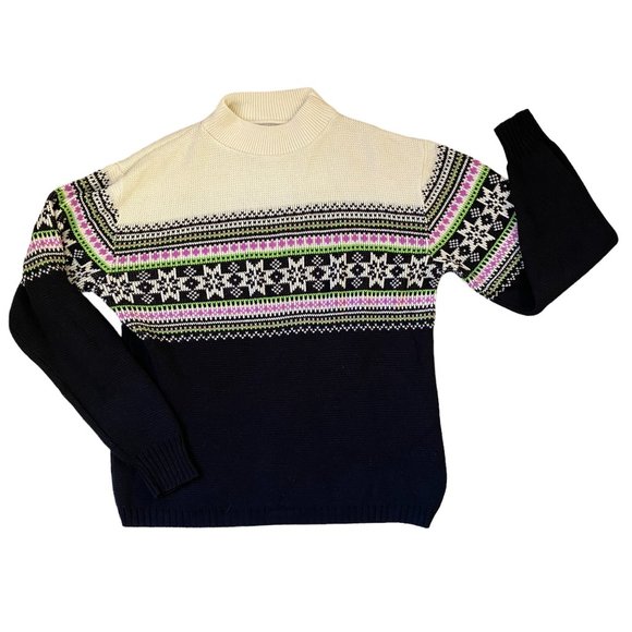 Arctic Cat Wear Sweaters Vintage Arctic Cat Wear Fair Isle Turtleneck Snowmobile Winter
